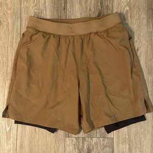 Old Navy active shorts with liner.